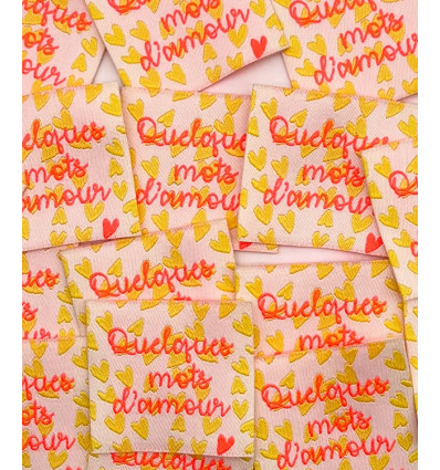 Douces Mailles - Étiquette tissée à coudre