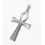 Pendentif pastille inoxydable poinçonnée