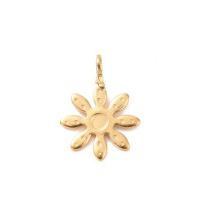 Pendentif mini fleur 8 pétales