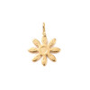 Pendentif oeil articulé + zircon vert