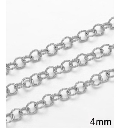 4mm - 350 anneaux - Anneaux brisés ronds
