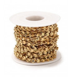 Chaine petits ronds striés - acier inoxydable (10cm)