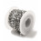 Chaine petits ronds striés - acier inoxydable (10cm)