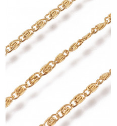 Chaine petits noeuds - acier inoxydable (10cm)