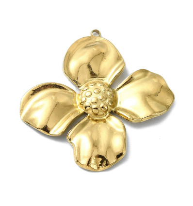 Pendentif fleurs 4 pétales