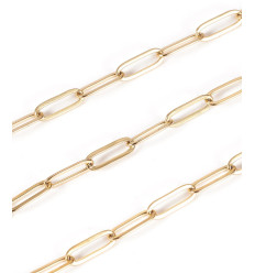 Chaine trombone classique - acier inoxydable (10cm)