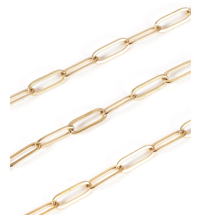 Chaine trombone classique - acier inoxydable (10cm)