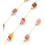 Chaine nacre colorée (10cm)