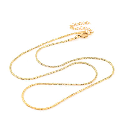 45cm - collier chaine serpent