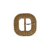 7cm - Boucle de ceinture en raphia