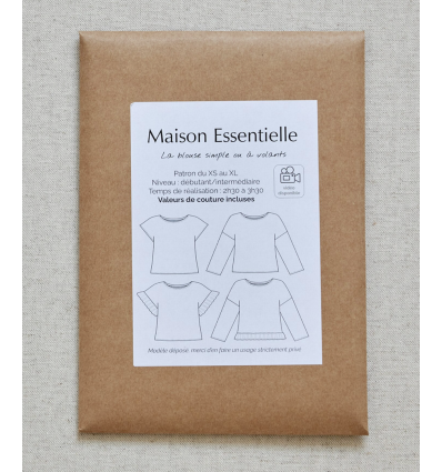 Patron blouse Cicadella