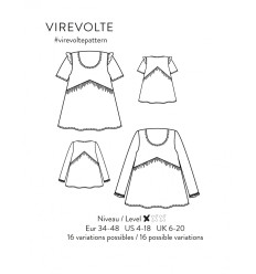 Patron blouse Cicadella