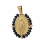 Pendentif vierge entourée de perles