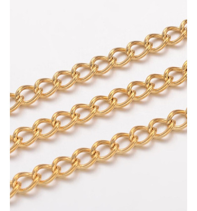 Chaine de rallonge - acier inoxydable (10 cm)