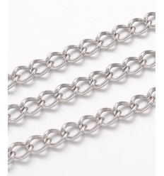Chaine de rallonge - acier inoxydable (10 cm)