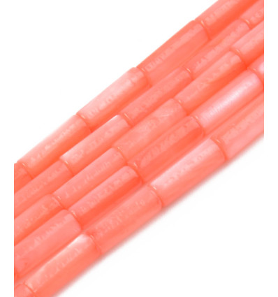 9x3mm - perle tube coquillage - Chapelet