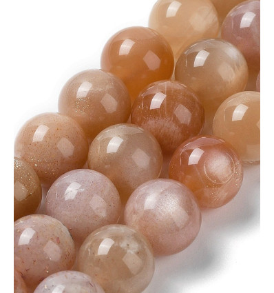 8mm - sunstone/pierre du soleil - Chapelet pierre