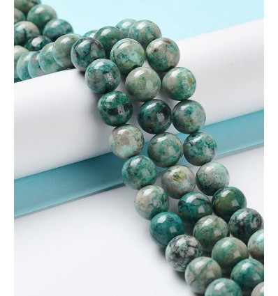 2,5mm - Chapelet pierre - chrysocolle