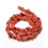 Cornaline - Chapelet pierre chips