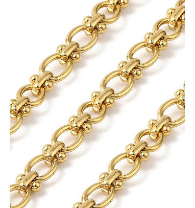 Chaine déco - acier inoxydable (10 cm)