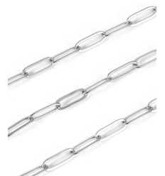 Chaine trombone classique - acier inoxydable (10cm)