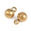 Ø5mm - Pendentif boule martelée