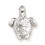 Pendentif tortue et étoile de mer sur le dos