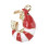 Pendentif crevette rouge