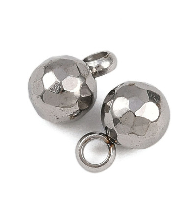 Ø5mm - Pendentif boule martelée