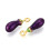 Pendentif aubergine