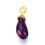 Pendentif aubergine