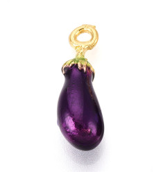 Pendentif aubergine