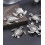 pendentif grosse tortue argentée