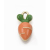 Pendentif oeil articulé + zircon vert