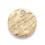 Pendentif médaille texturée