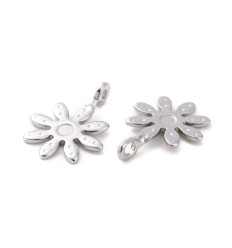 Pendentif mini fleur 8 pétales