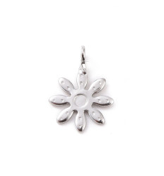 Pendentif mini fleur 8 pétales