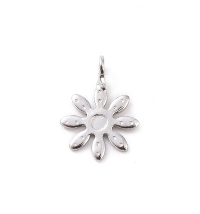 Pendentif mini fleur 8 pétales