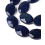 18x13mm - lapis lazuli ovale facettée - Chapelet pierre