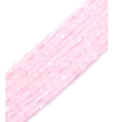 8mm - Chapelet pierre - quartz rose
