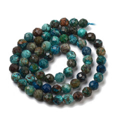 2,5mm - Chapelet pierre - chrysocolle