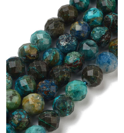 2,5mm - Chapelet pierre - chrysocolle