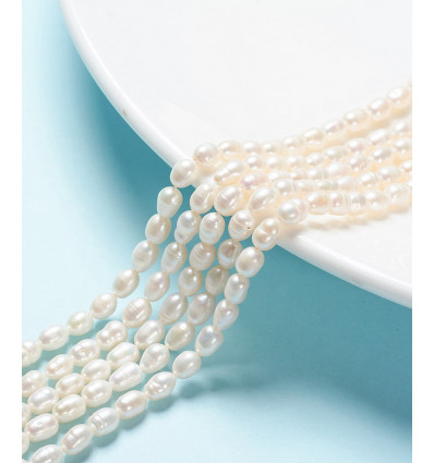 2mm - Chapelet perles de culture naturelles