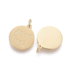 Pendentif médaille Good Luck