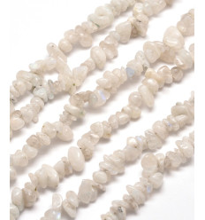 Chapelet pierre chips - aventurine verte