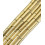 9x3mm - hématite tube - chapelet facette