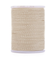 Fil de jade/nylon tressé - rose pâle