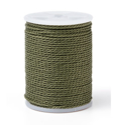 Fil de jade/nylon tressé - rose pâle