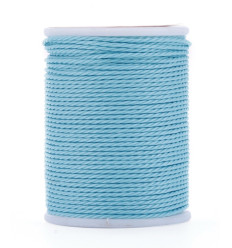 Fil de jade/nylon tressé - rose pâle