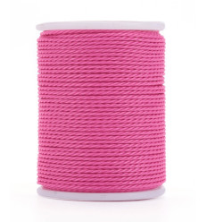 Fil de jade/nylon tressé - rose pâle